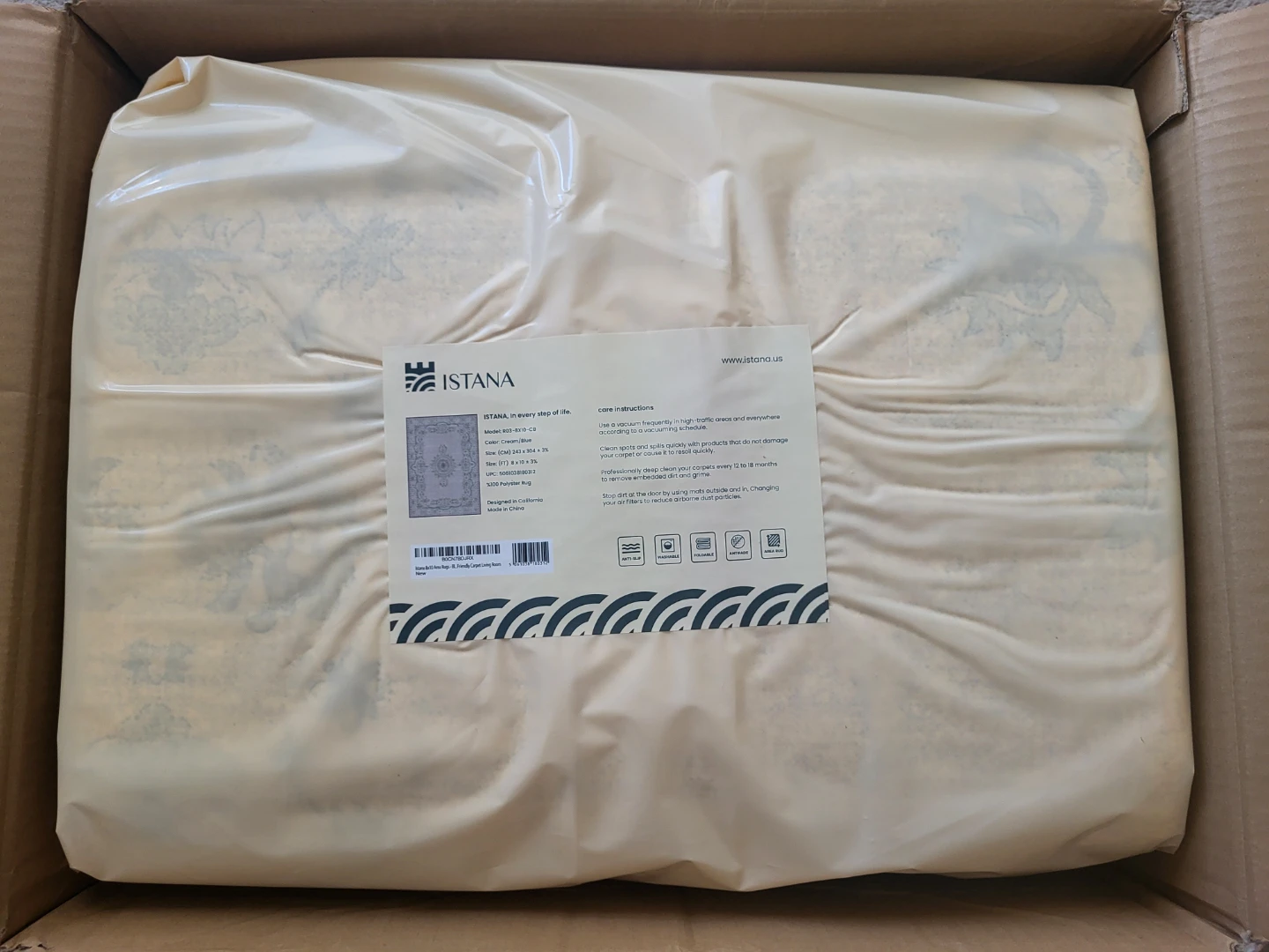 8ft X 10ft Area rug (New sealed) - photo 3