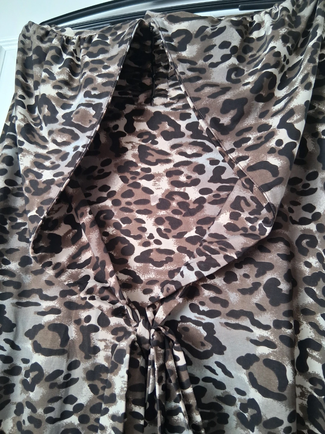 ROSATTI Leopard Print Halter Dress