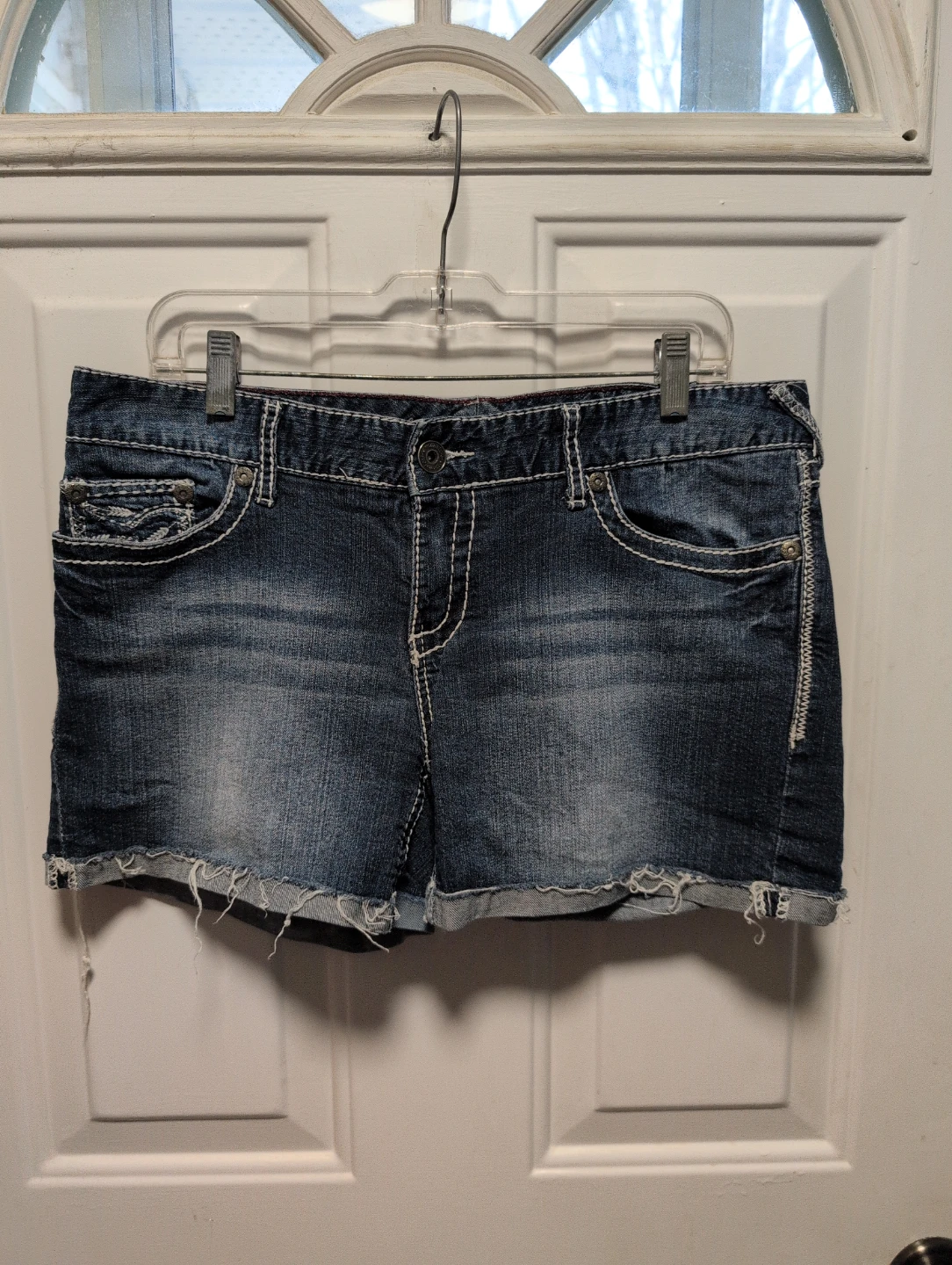 Miss Me Distressed Denim Shorts