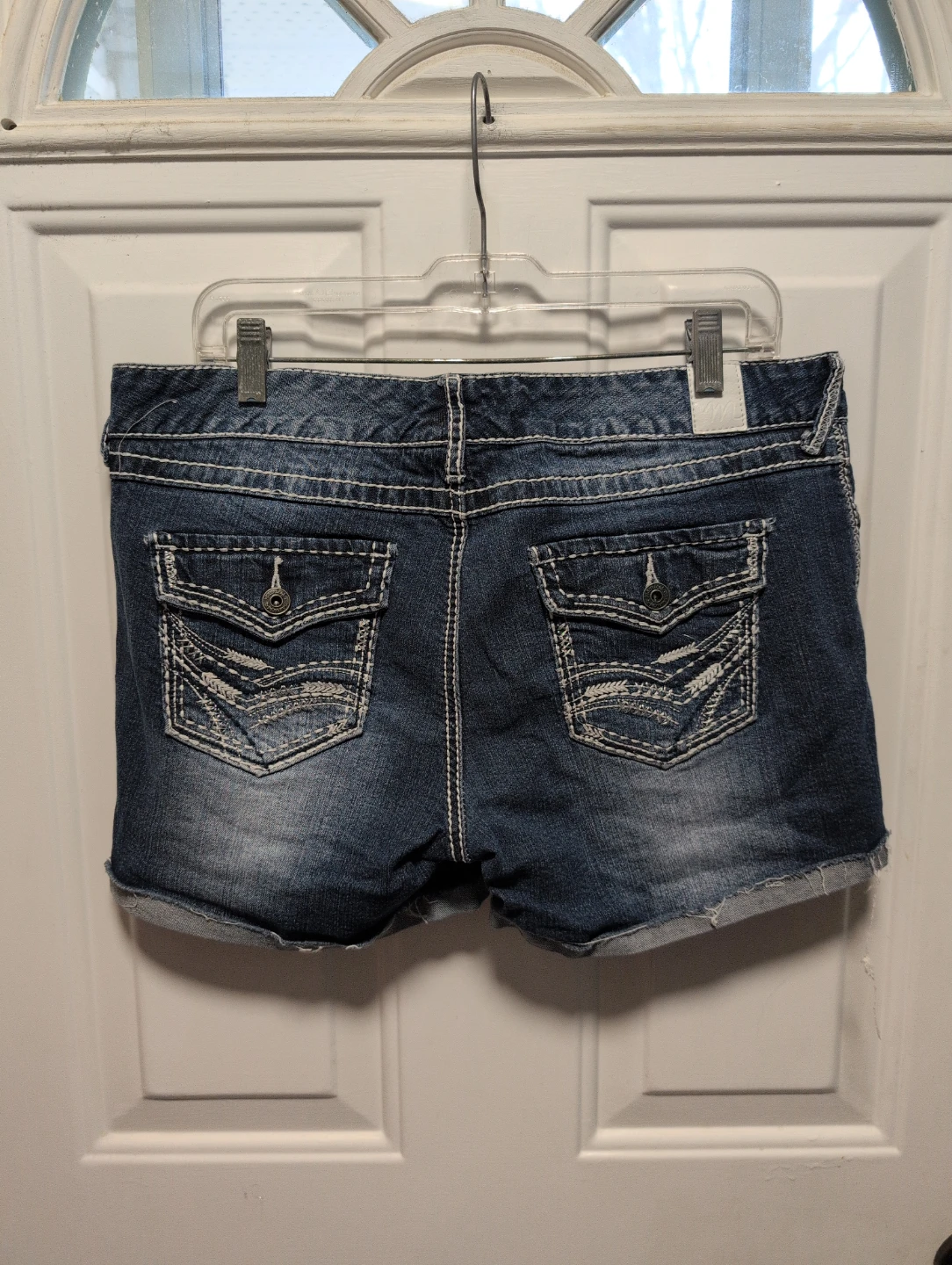 Miss Me Distressed Denim Shorts - photo 4