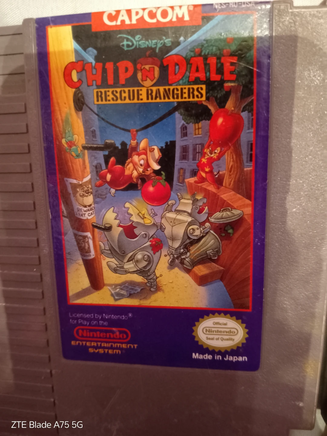Disney's Chip 'n Dale Rescue Rangers NES Game