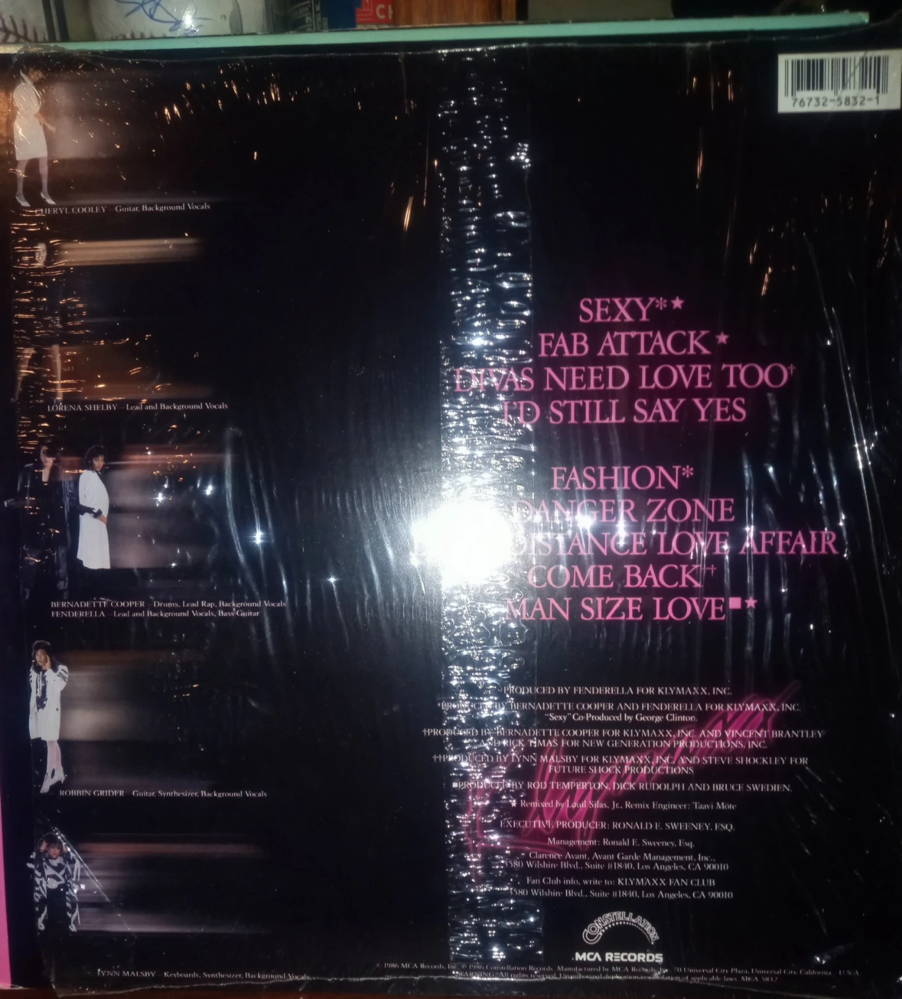 Klymaxx "All Natural" Vinyl Record - photo 2