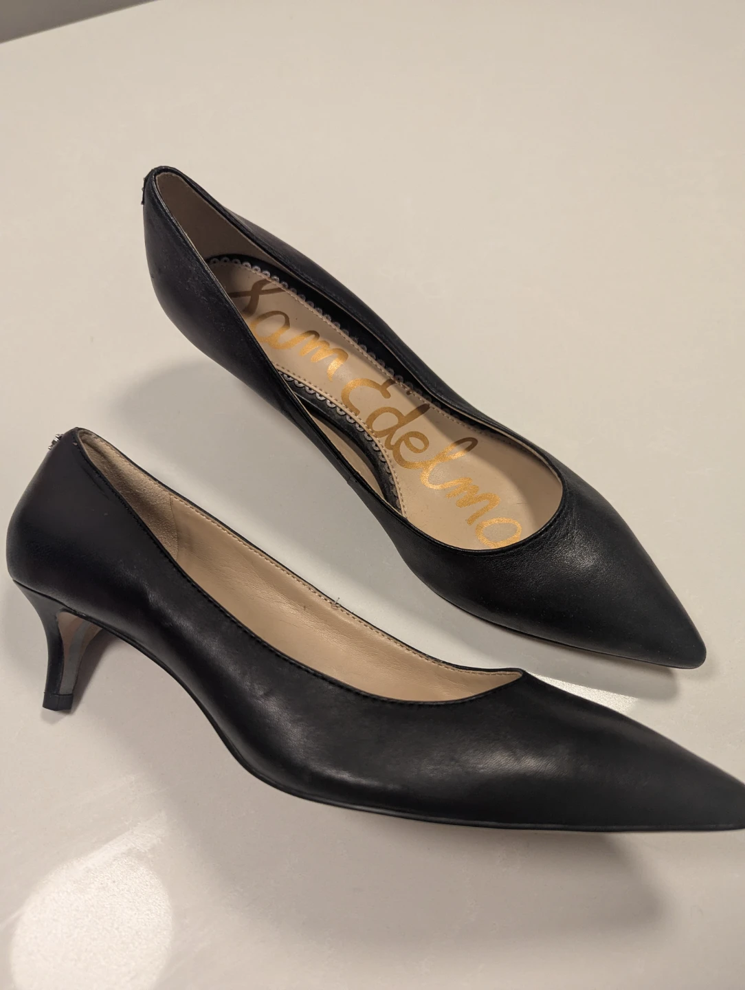 Sam Edelman Black Leather Pumps