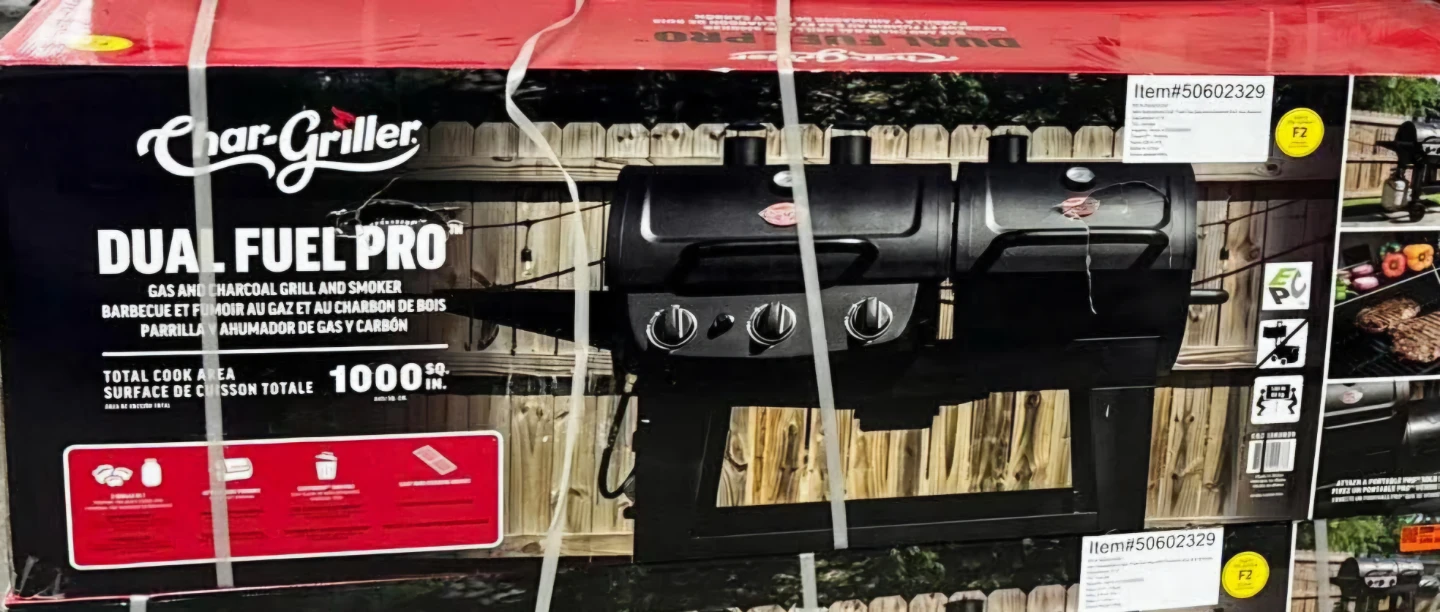 Char-Griller Dual Fuel Pro Gas & Charcoal Grill and Smoker