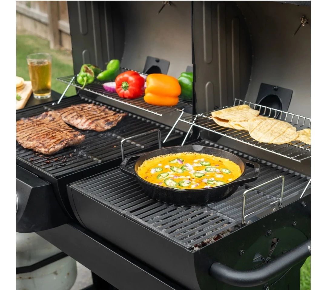 Char-Griller Dual Fuel Pro Gas & Charcoal Grill and Smoker - photo 5