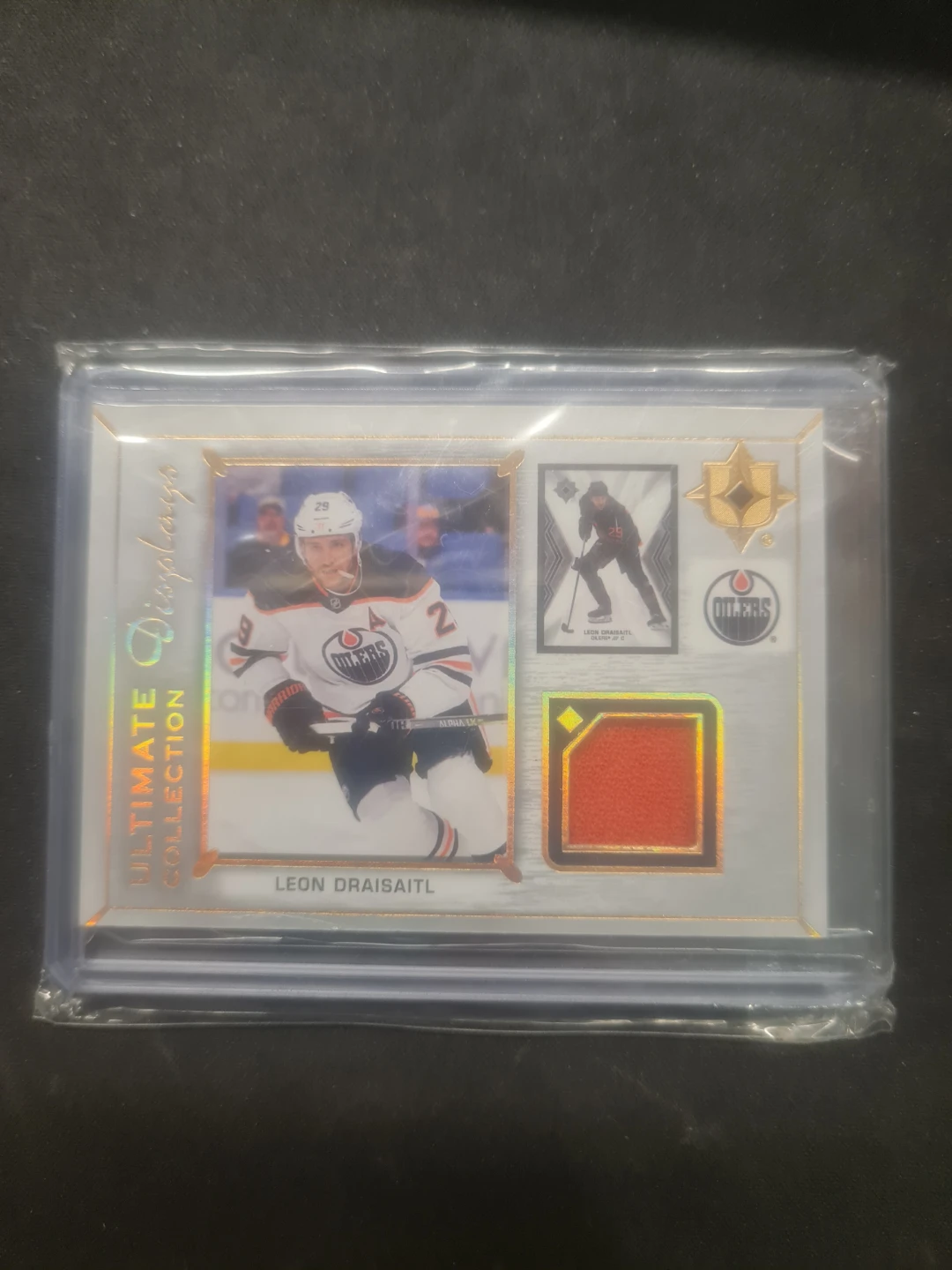 Ultimate Collection Leon Draisaitl Game Used Jersey Card