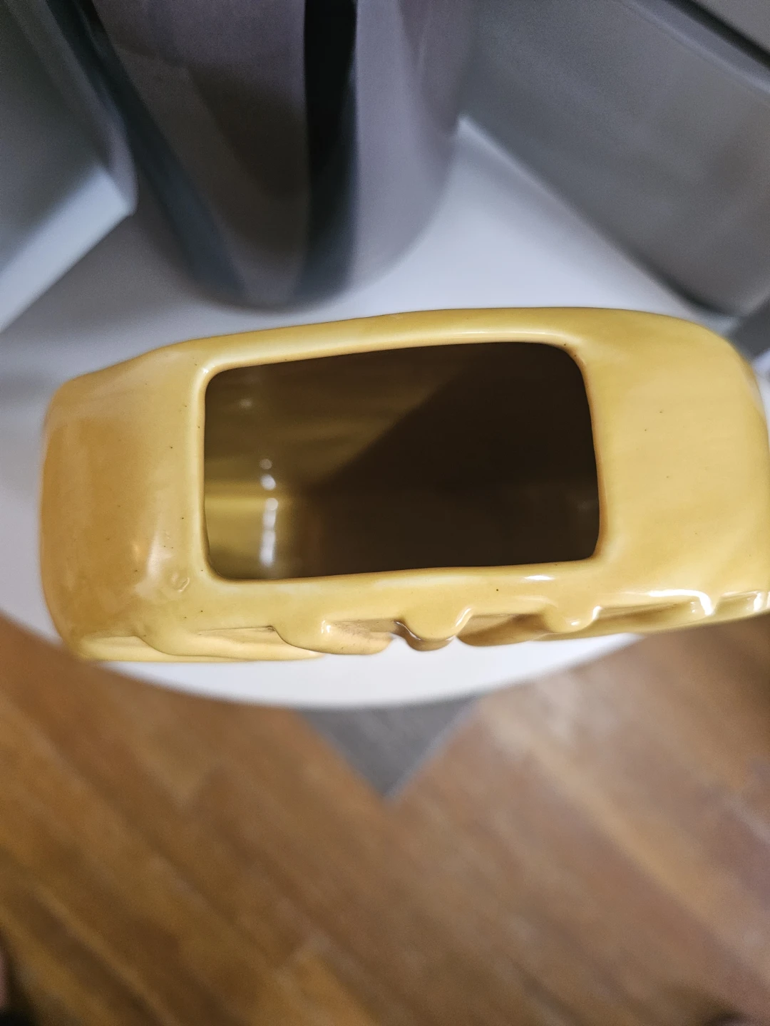 DOiY Sun Face Vase Yellow Ceramic - photo 4