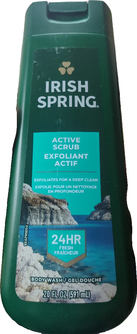 Irish Spring Active Scrub Body Wash 20 oz