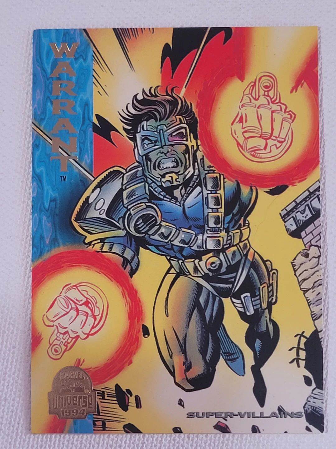 1994 Marvel Warrant Trading Card