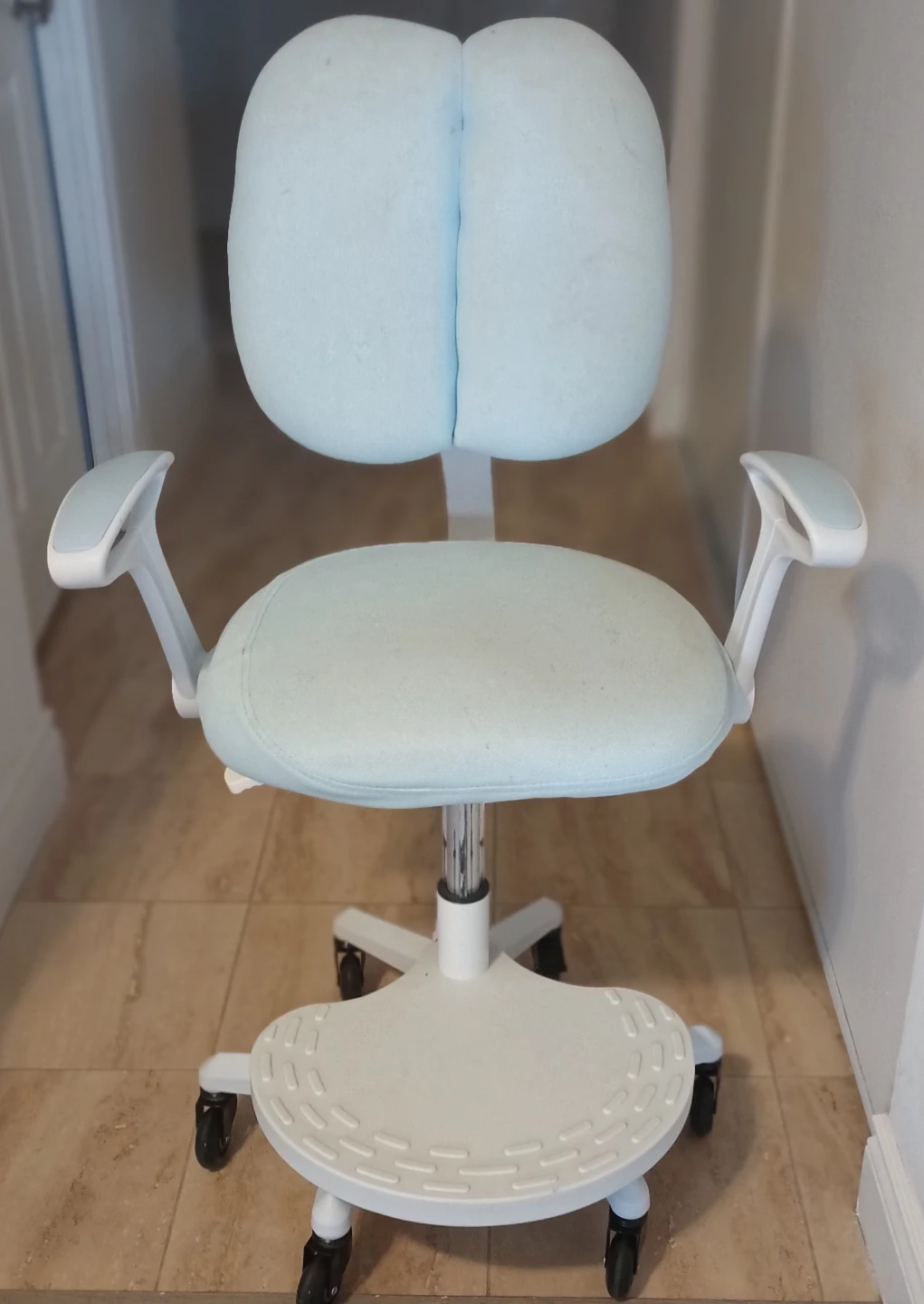 Luight Blue Ergonomic Kids Desk Chair