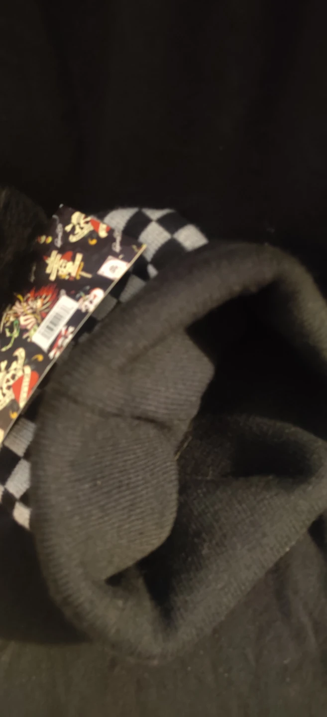 Ed Hardy Black & Grey Checkerboard Beanie - photo 5
