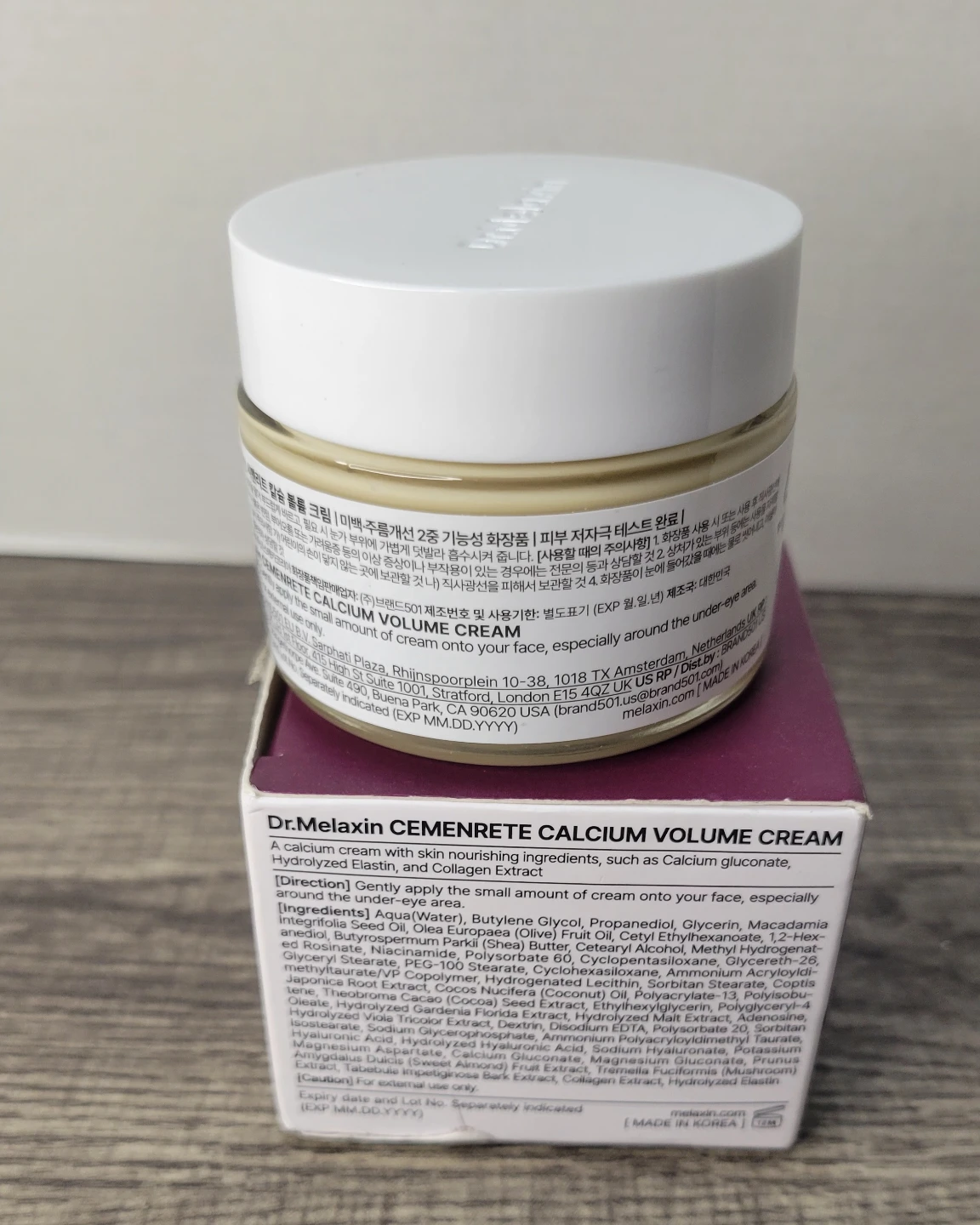 Dr.Melaxin Calcium CX CEMENRETE CALCIUM VOLUME CREAM 50g - photo 3
