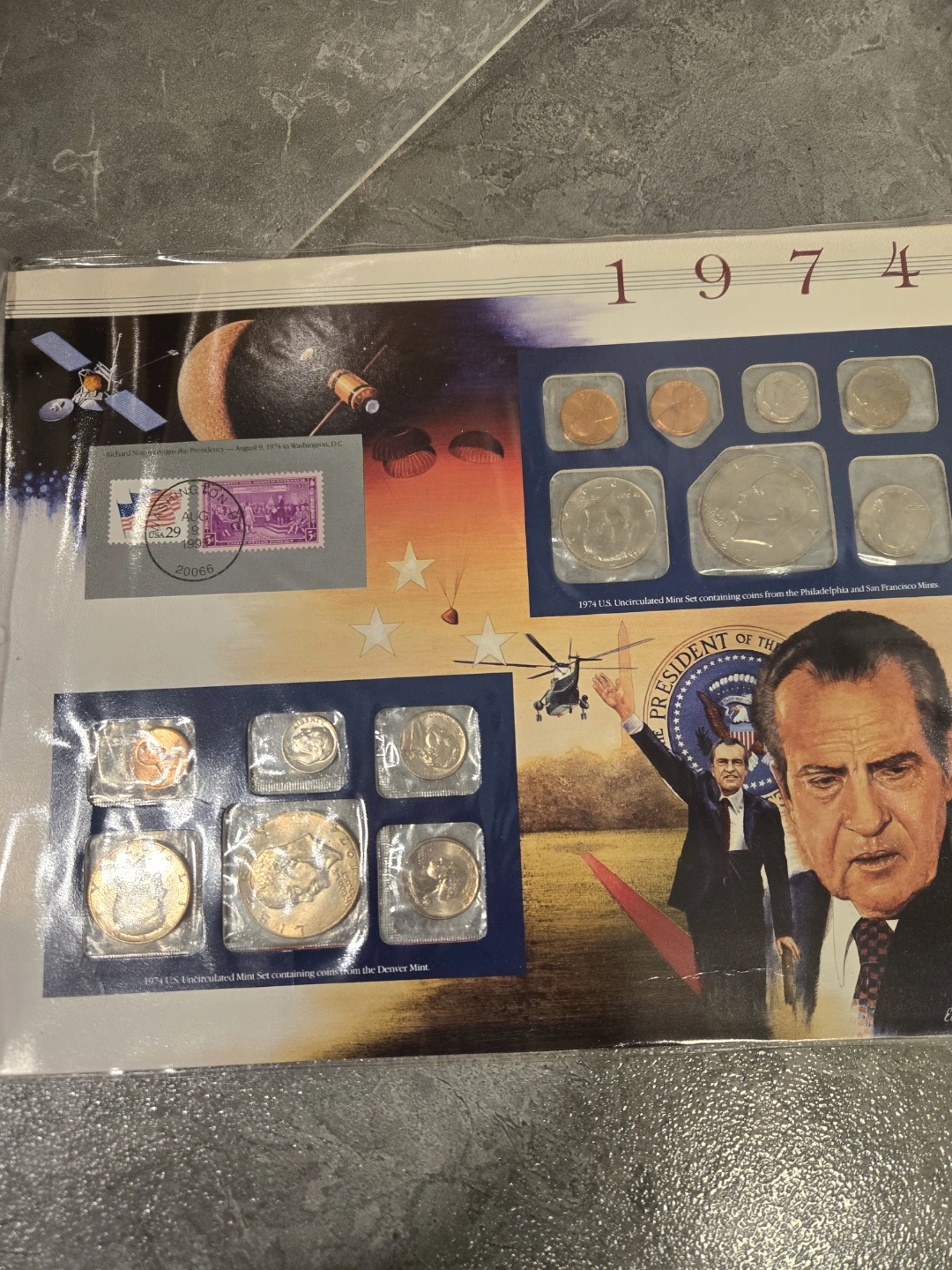 1974 & 1980 US Mint Uncirculated Coin Sets - photo 5