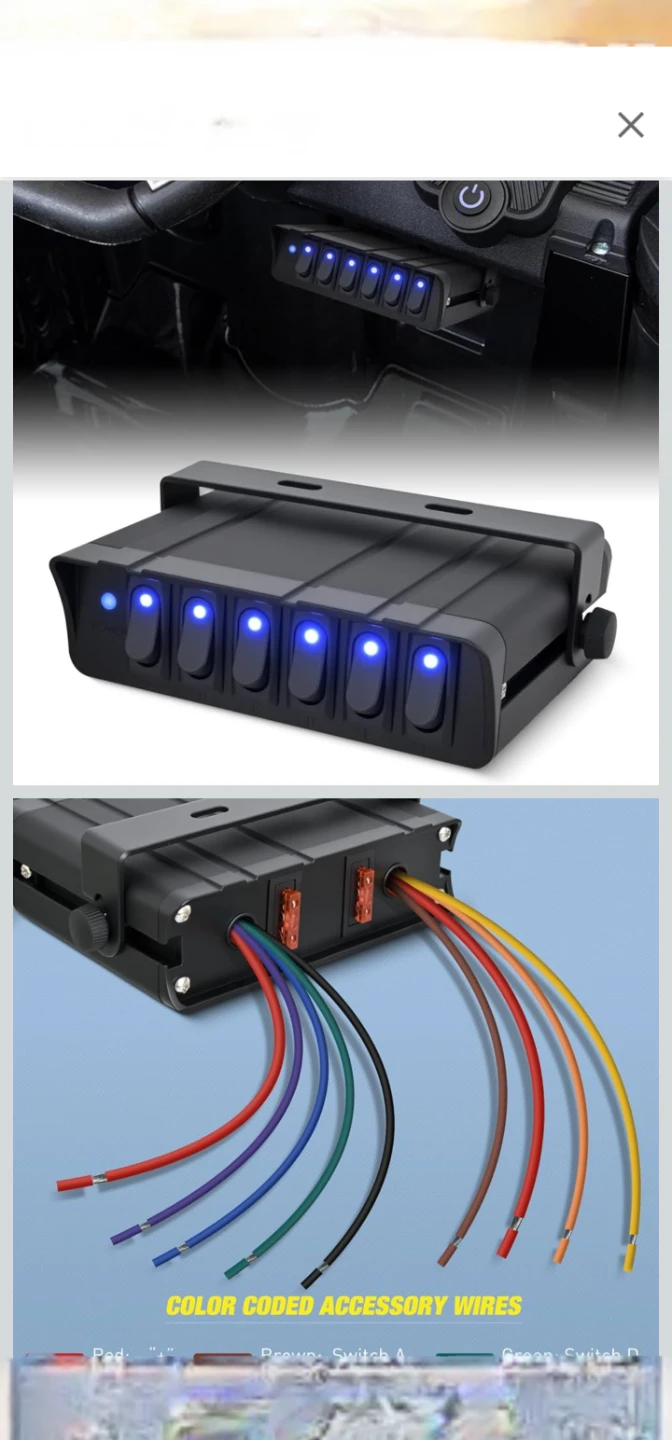 Rocker 6-Switch Panel Relay System Kit - photo 5
