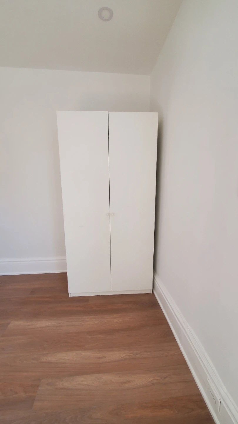IKEA White Two-Door Wardrobe