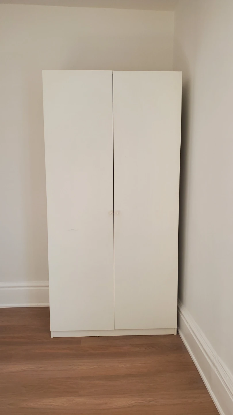 IKEA White Two-Door Wardrobe - photo 2