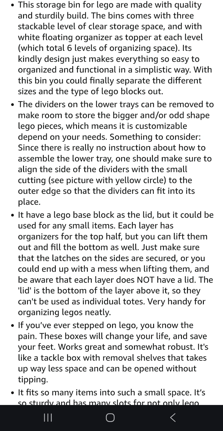 Lego storage/organizer bin - photo 5