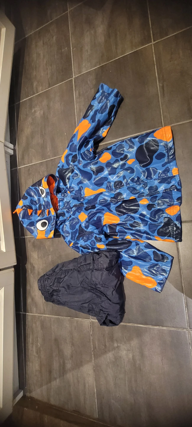 The Children's Place Dinosaur Rain Jacket & Pants - Size 3T - photo 4