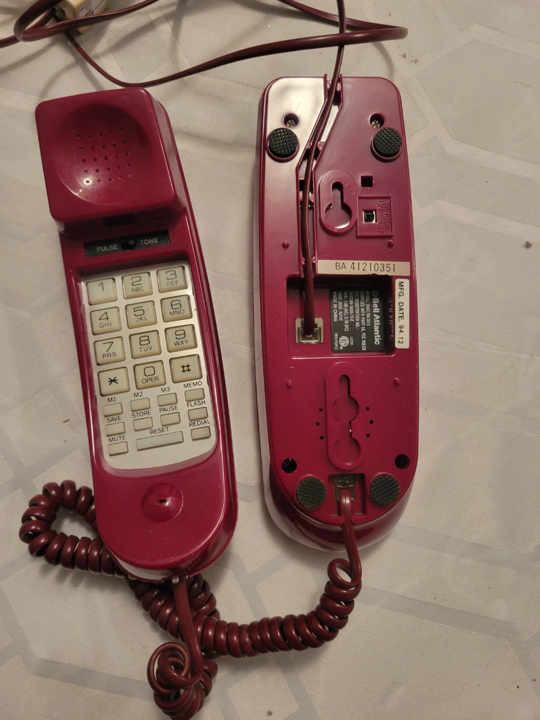 Bell Atlantic Corded Telephone - photo 3