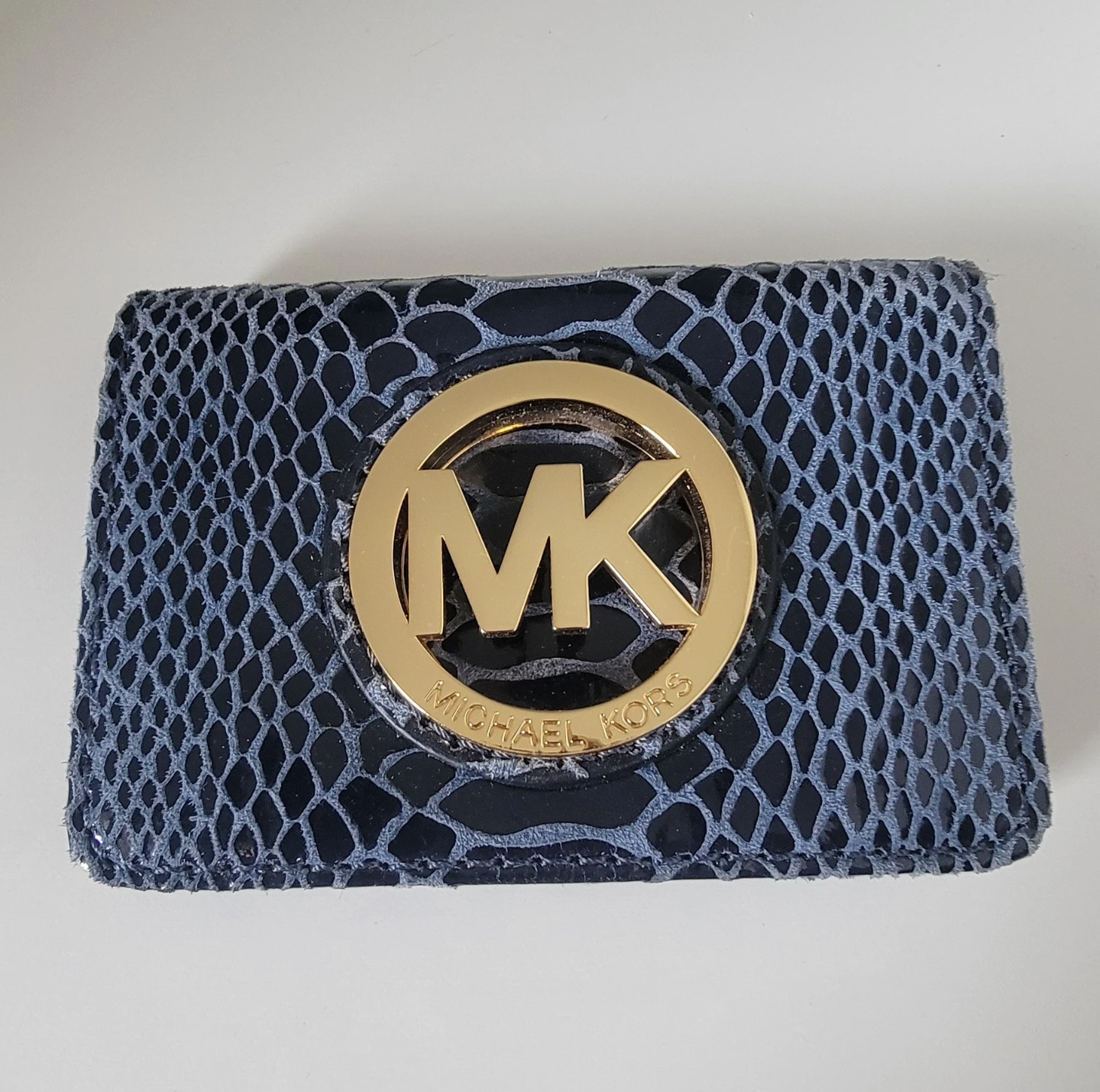 Michael Kors Snake Embossed Card Holder