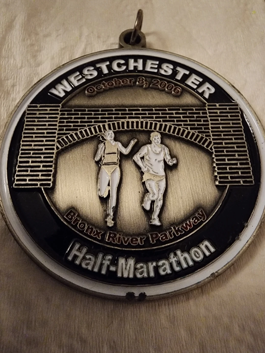 Westchester Half-Marathon Medal October 8, 2006 - photo 2