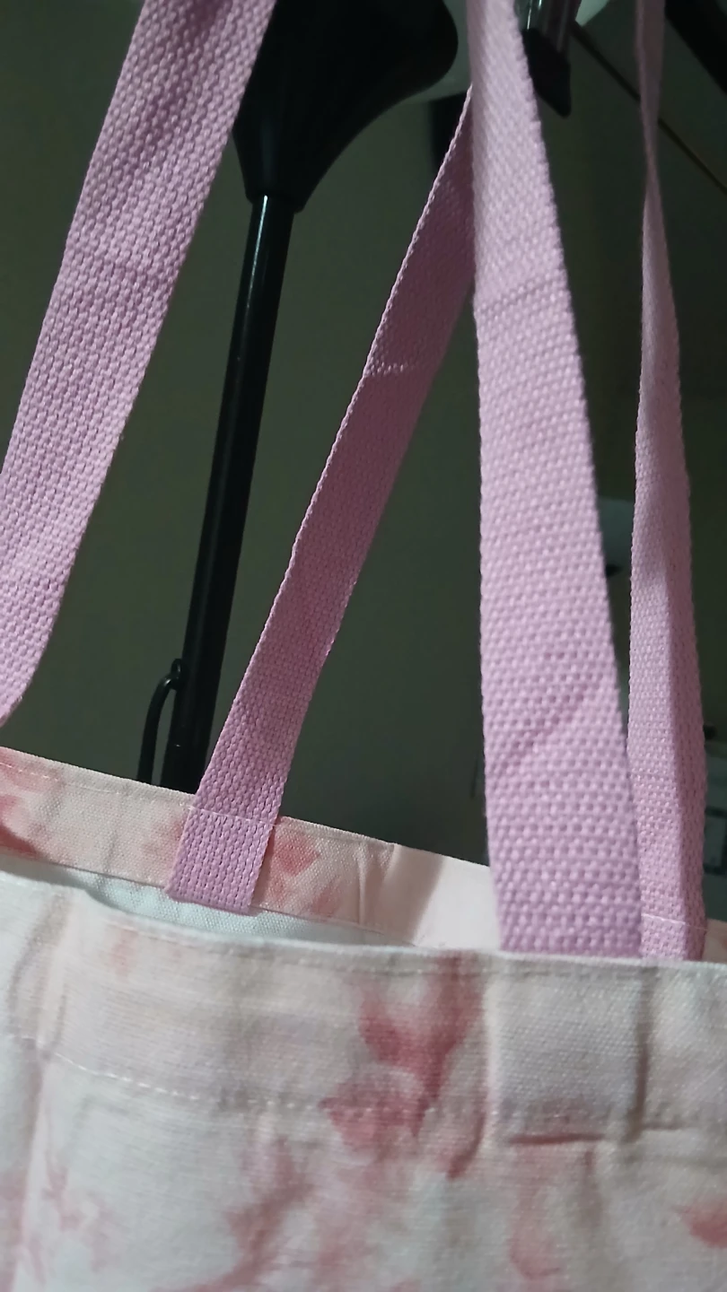 Pink Floral Print Tote Bag - photo 2