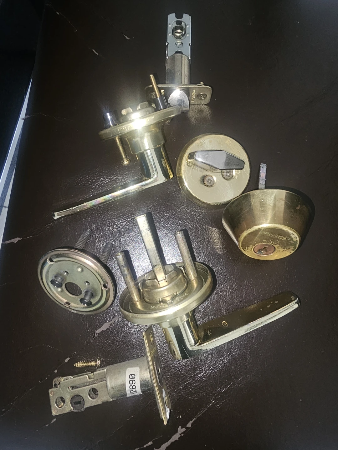 Brass Door Knob Set