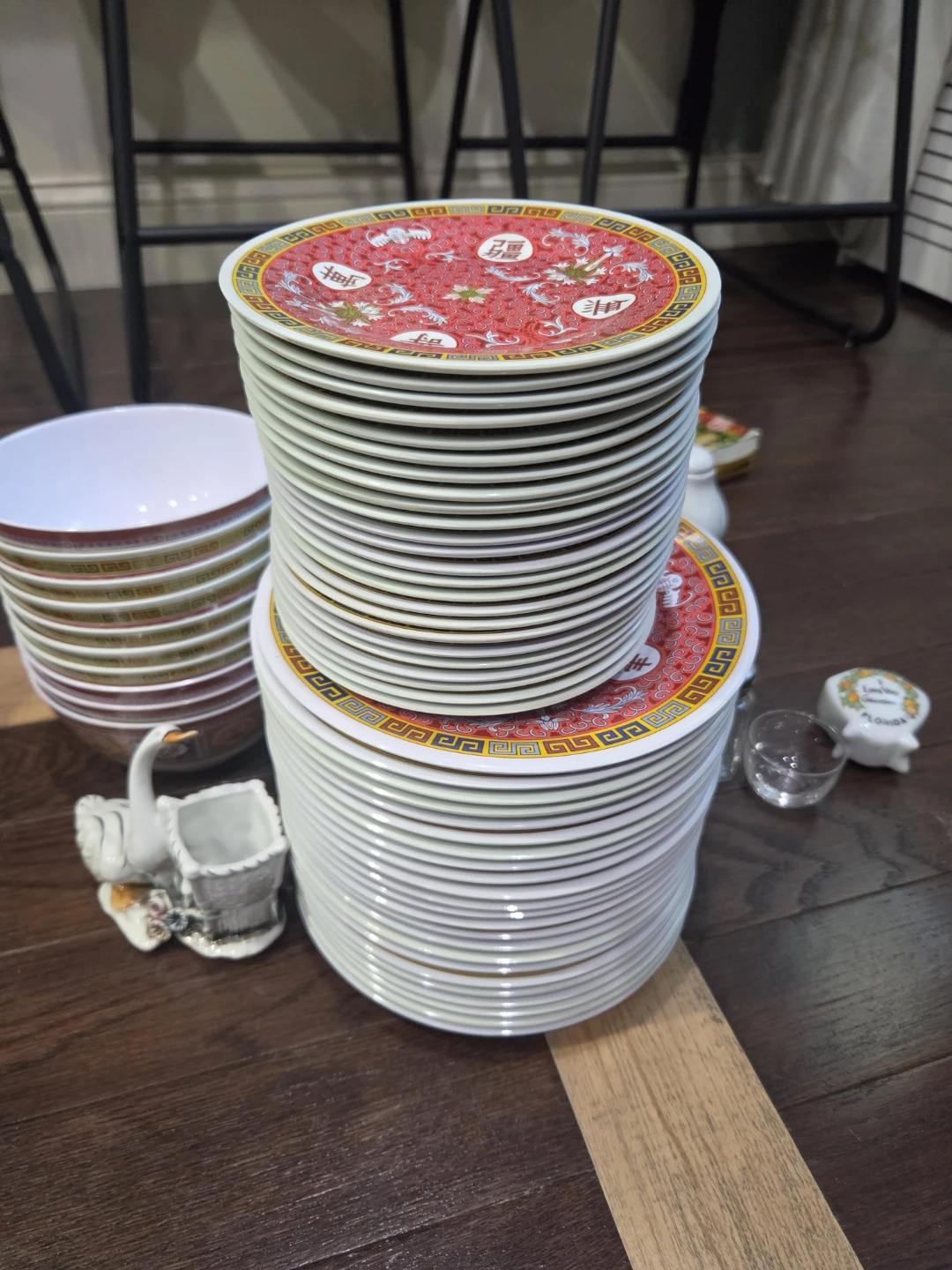 Melamine Bowls and Plates Set