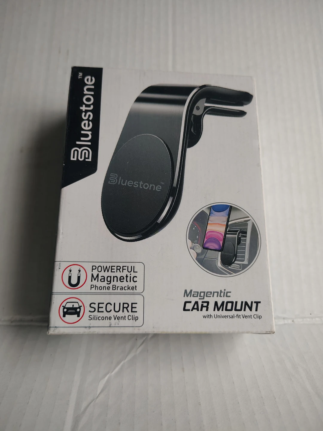 Bluestone Magnetic Car Mount with Universal Vent Clip