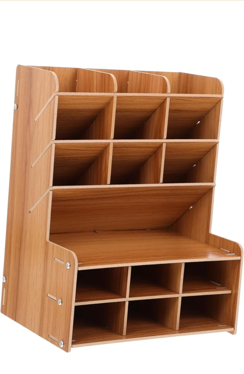Wooden Desk Organizer for Stationery