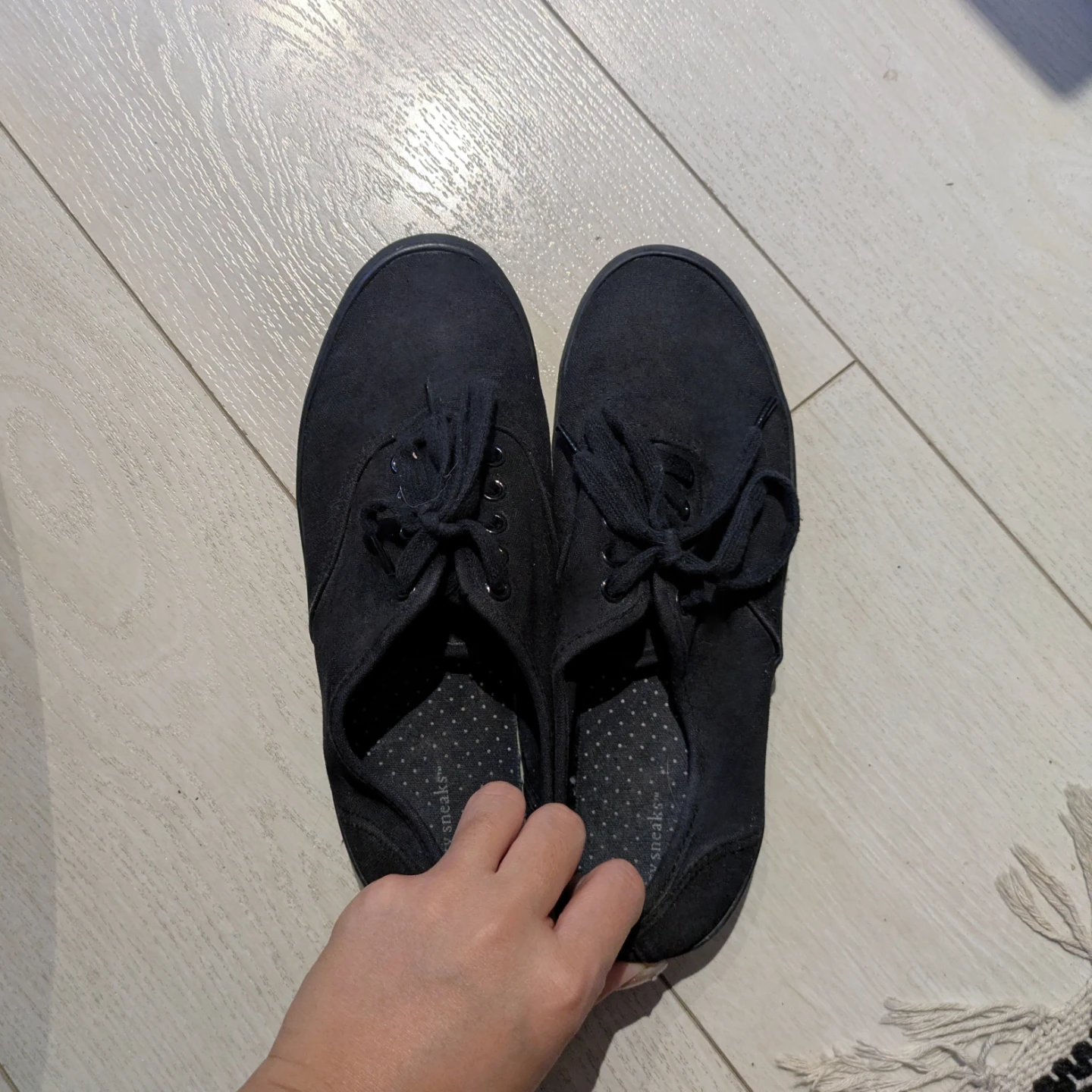 Canvas Sneakers - Size 6.5