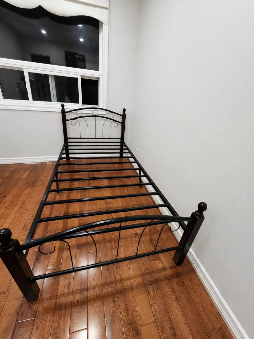 Black Metal Twin Bed Frame