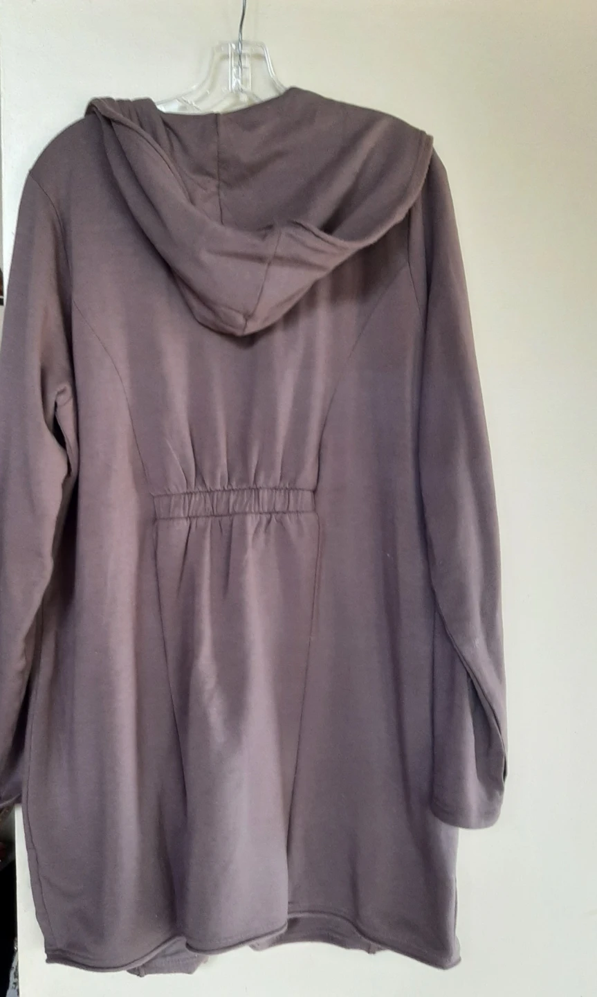 Brown Fleece Long Hoodie - photo 2