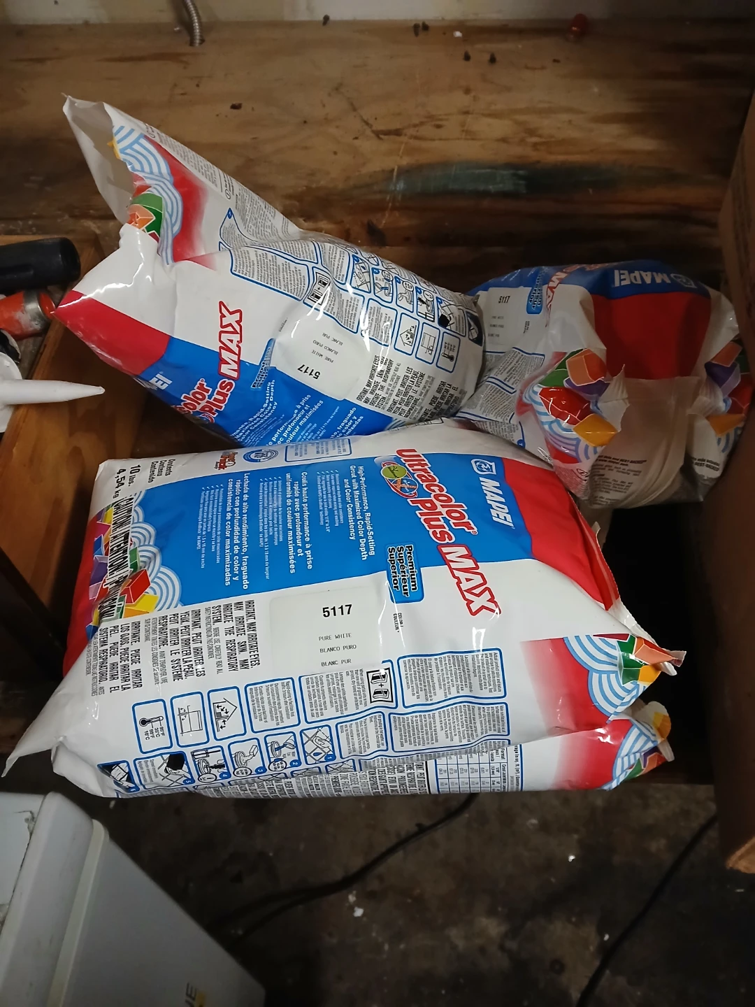3 boxes of tile whit grout - photo 4