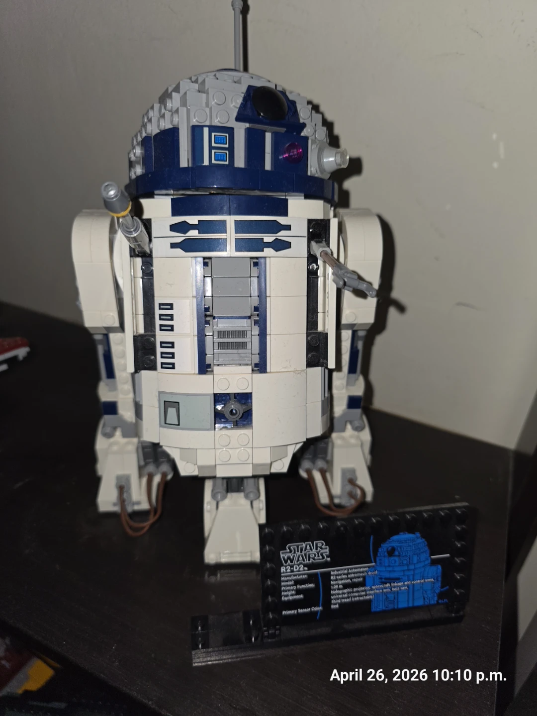 pre built LEGO Star Wars R2-D2 (2024)