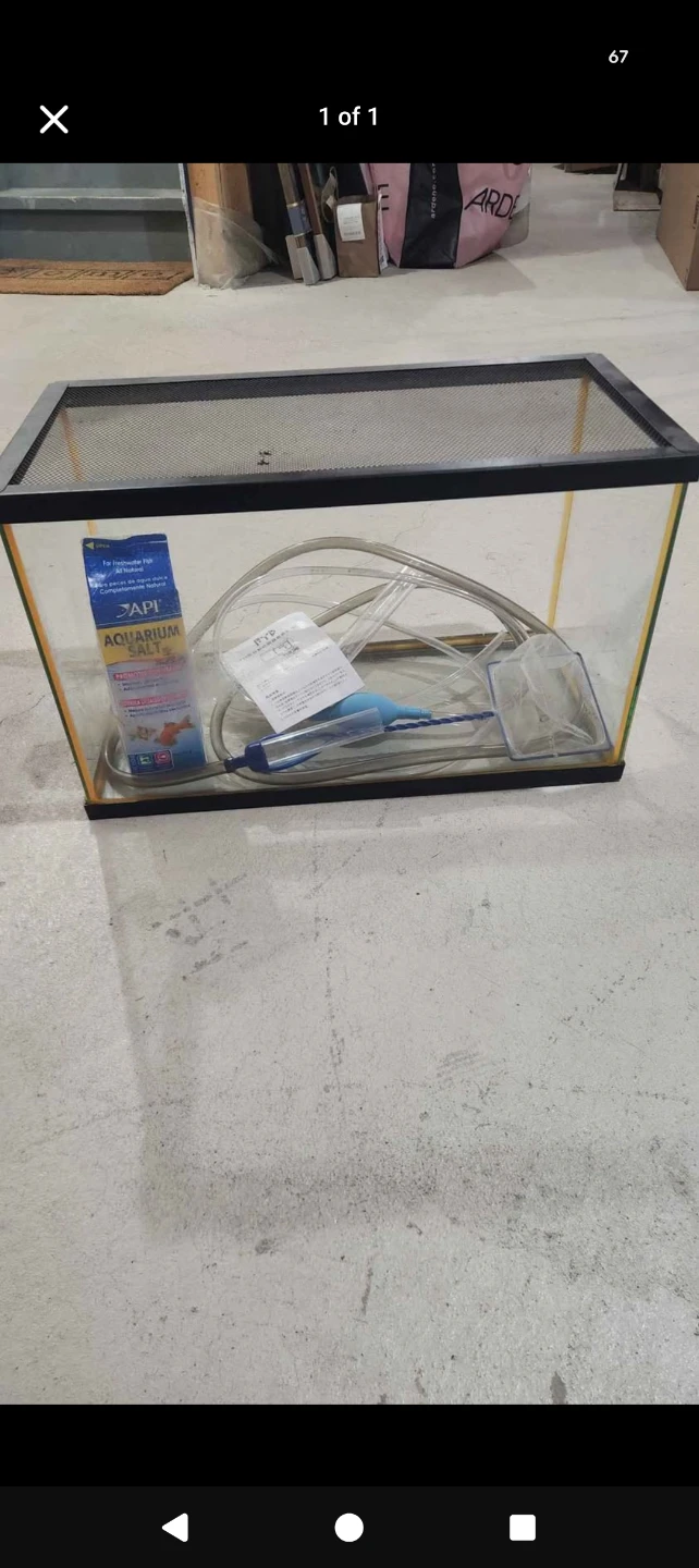 API Aquarium Salt and Fish Tank Accessories Kit