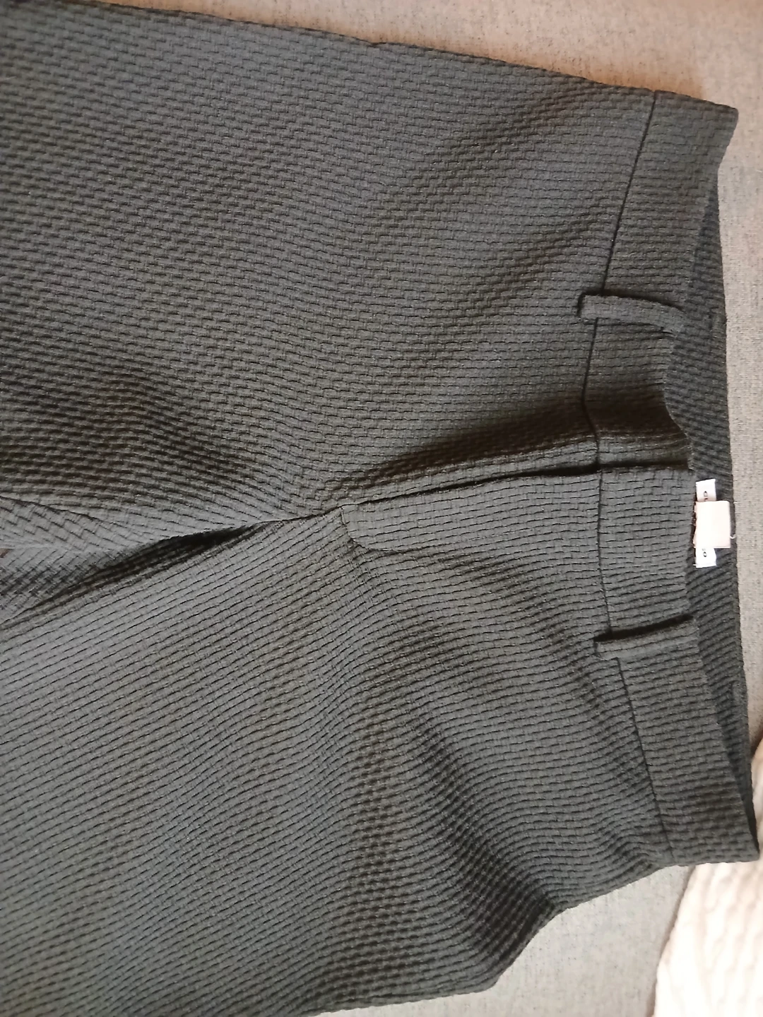 Club Monaco Black Tousers with a textured size 6 - photo 2