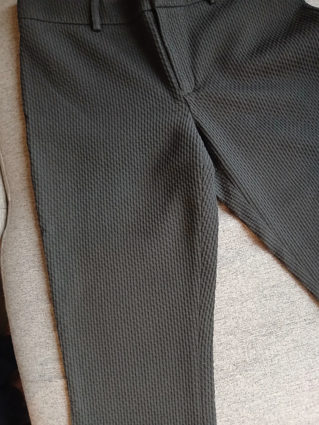 Club Monaco Black Tousers with a textured size 6 - photo 3