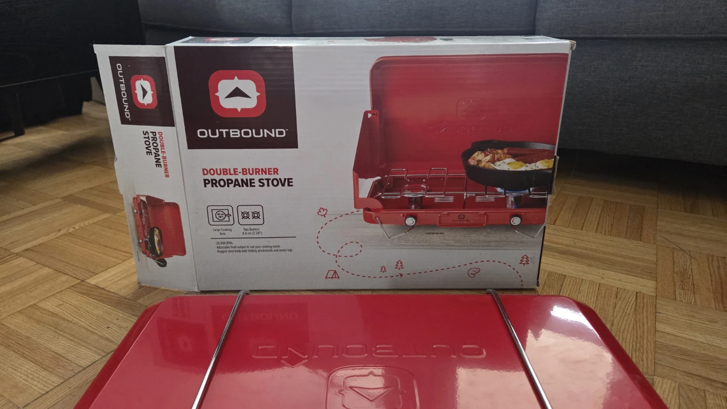 Double-Burner Propane Stove
