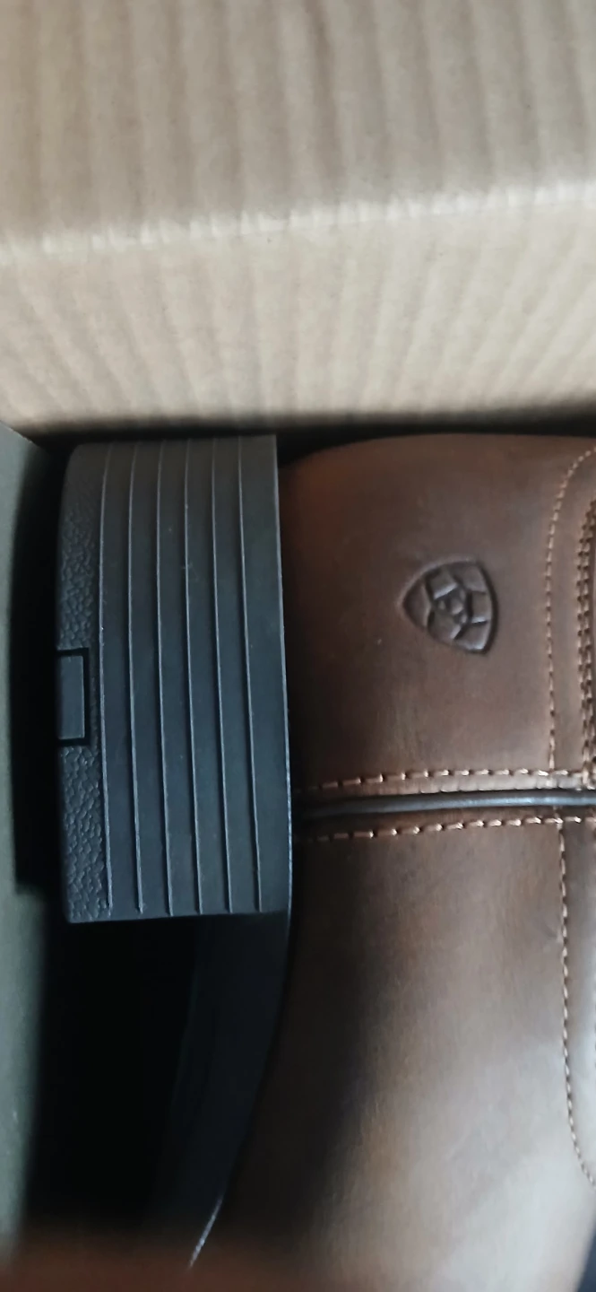Ariat Women's Round Up Wide Square Toe Boots Powder Brown - photo 4