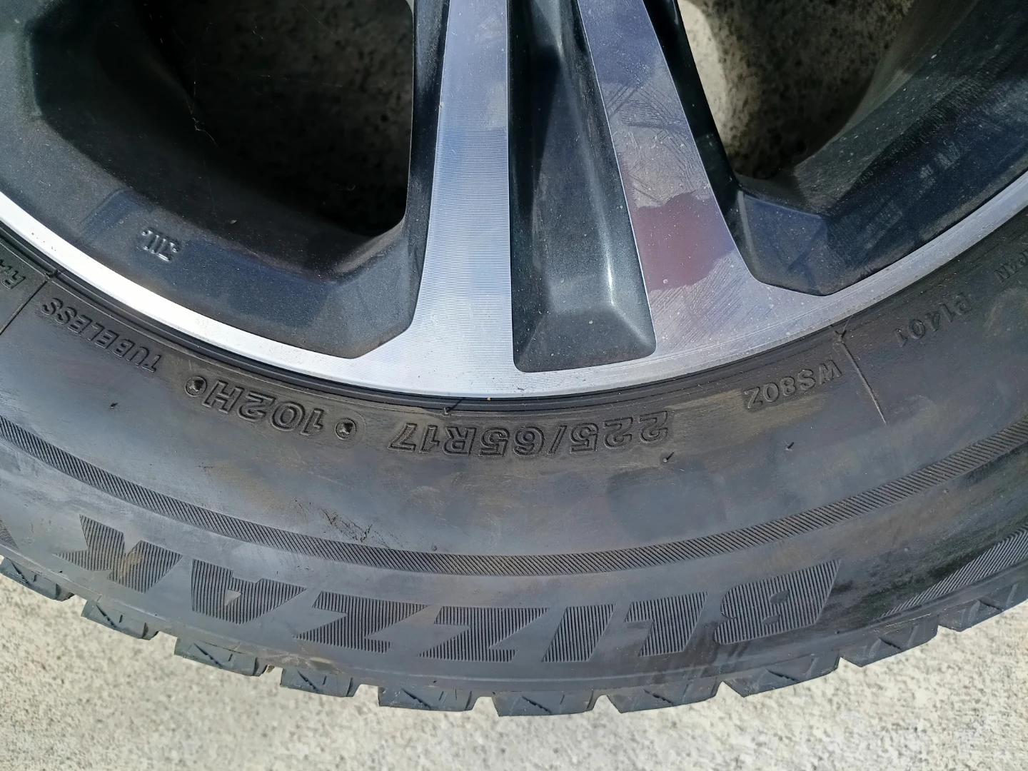 Toyota OEM Winter Tire and Rim Package