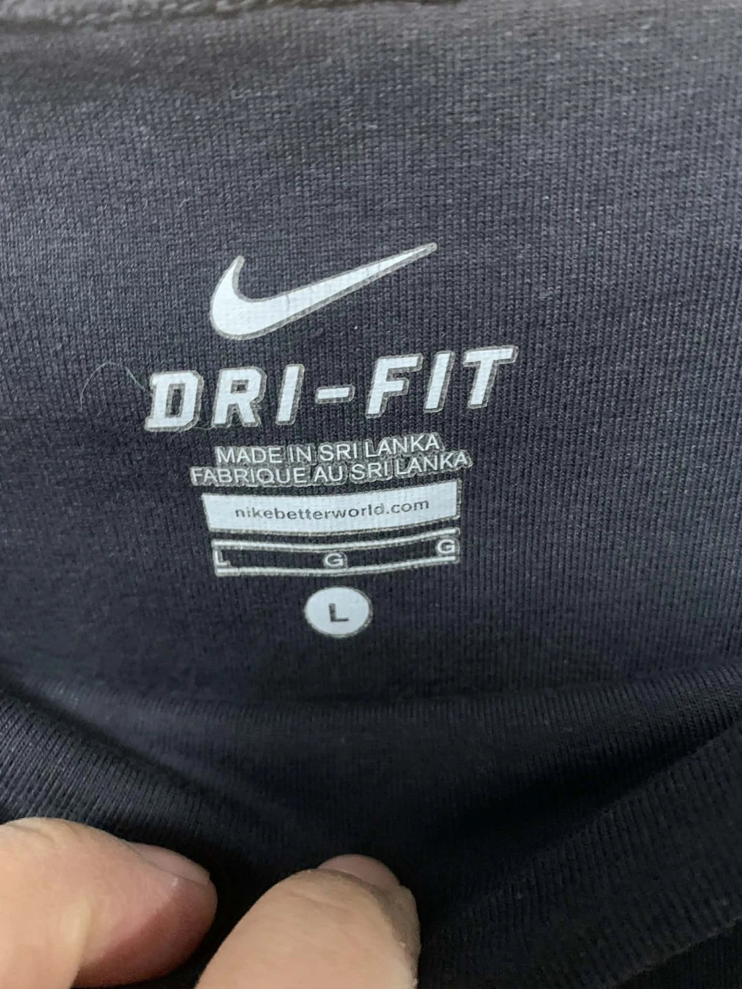 Nike Dri-FIT Capris - Black, Size L - photo 2