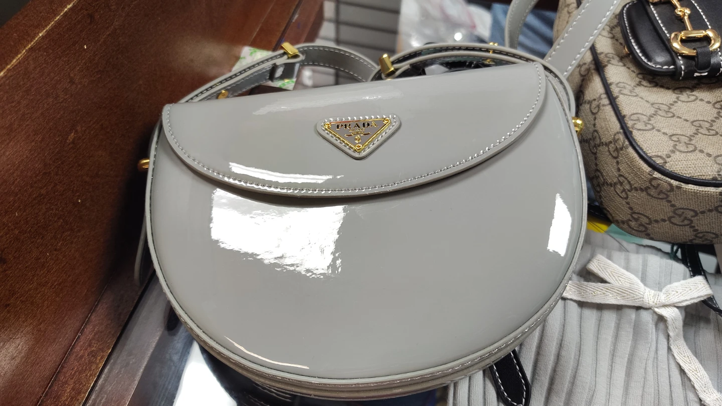 Prada Patent Leather Shoulder Bag