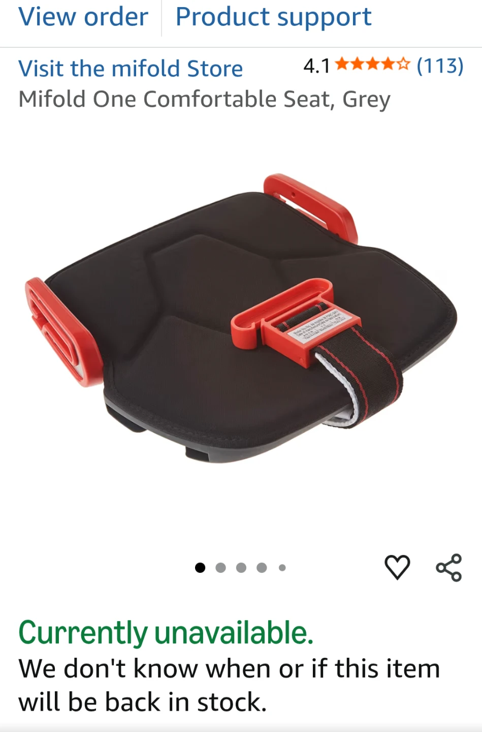 New in box - Mifold One Comfortable Booster Seat - photo 2