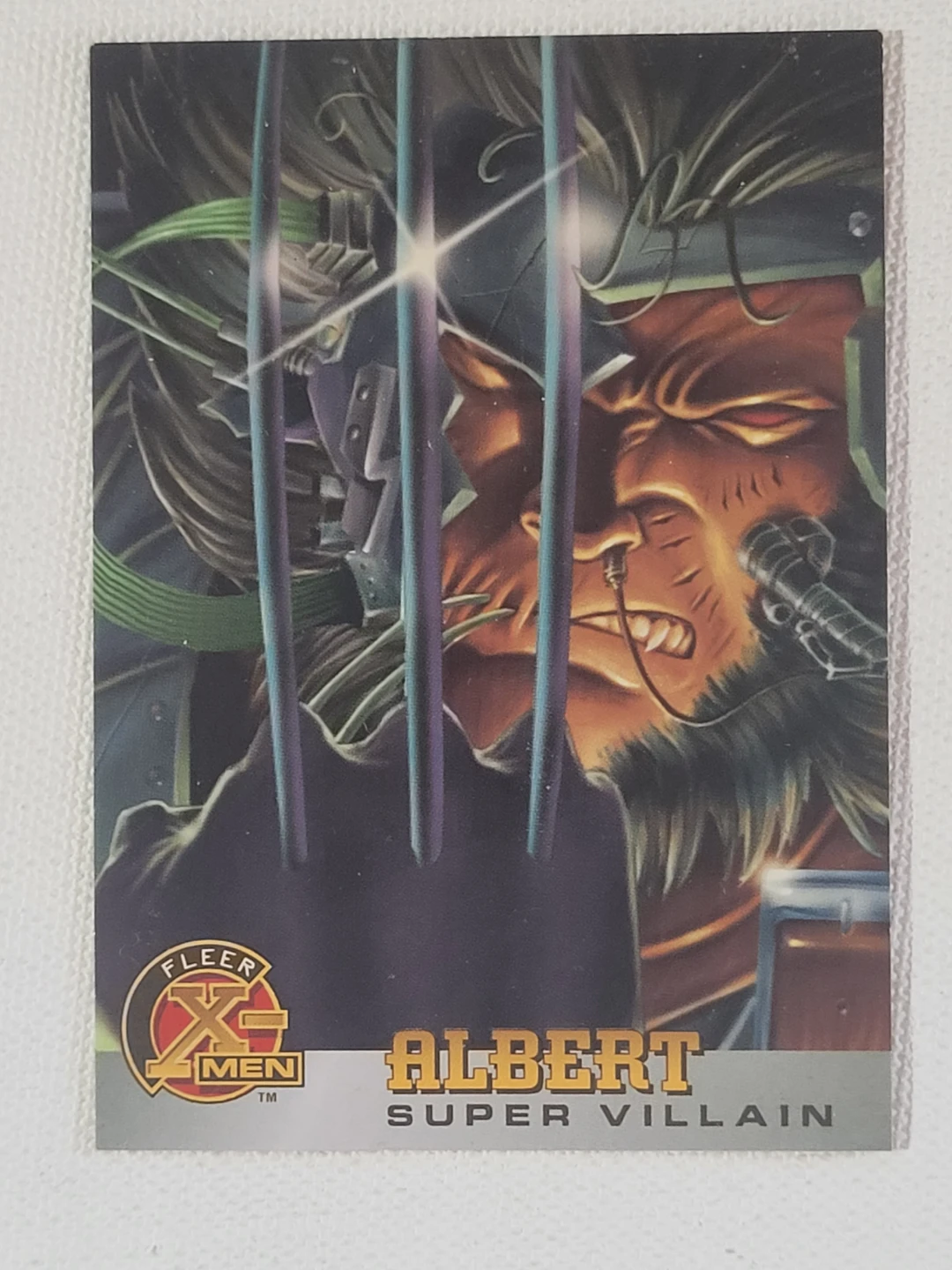 Fleer X-Men Albert Super Villain Trading Card