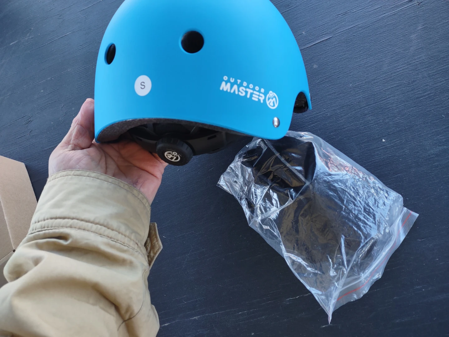 OutdoorMaster Blue Kids Helmet Size S - photo 5