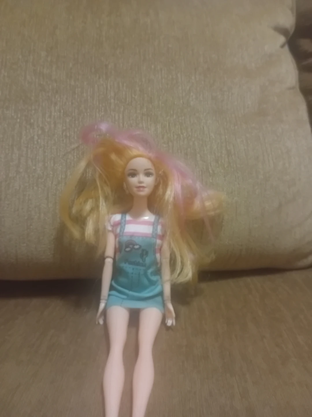 Barbie Doll with Pink and Blonde Hair