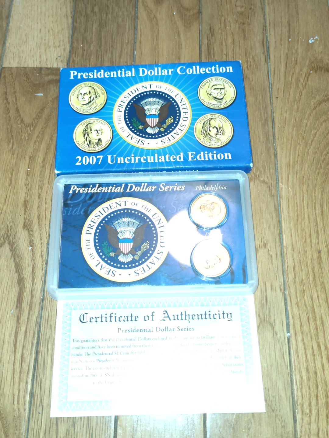 Presidential Dollar Collection 2007 Uncirculated Edition - photo 2