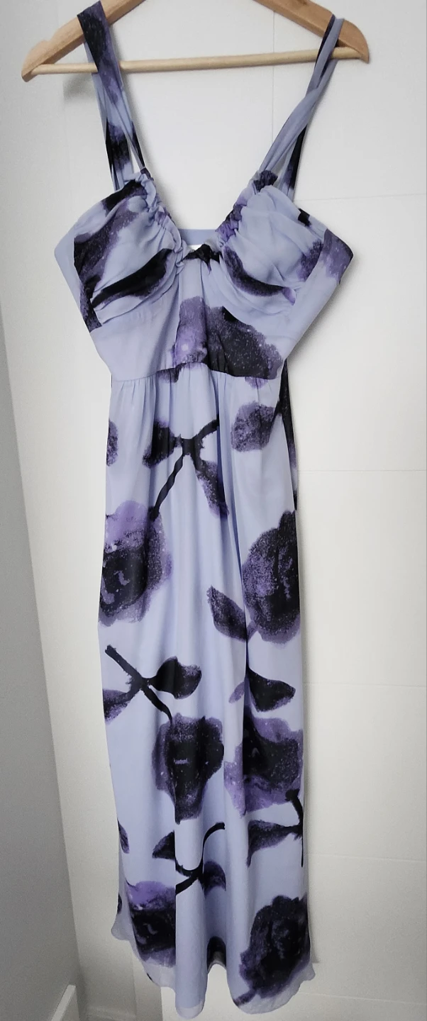 Kensie Floral Print Silk Dress Size 8