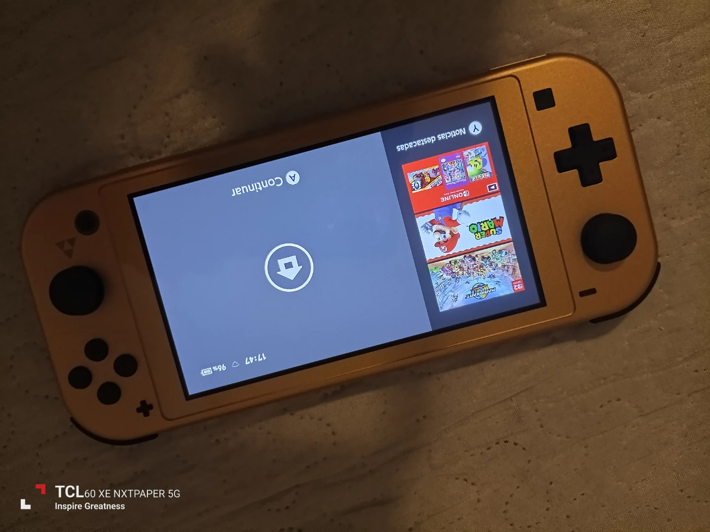 Nintendo switch lite Zelda versión colección - photo 2